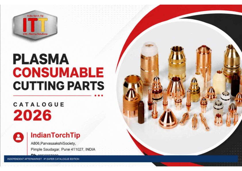 IndianTorchTip Plasma Consumable Cutting Parts Catalogue 2026